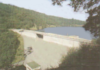 Dam reservoir on the Klíčava River